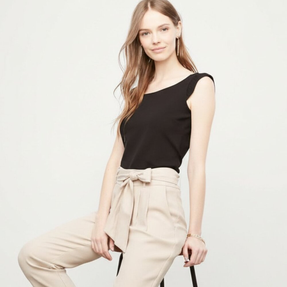 Ann Taylor Ruffle Cap Sleeve Top - Picture 14 of 14